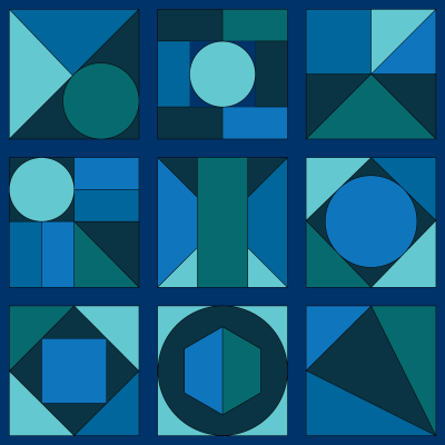 Abstract geometric pattern