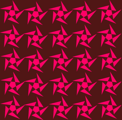 abstract star shaped design in