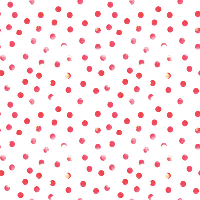 Be Merry Red Dots on White