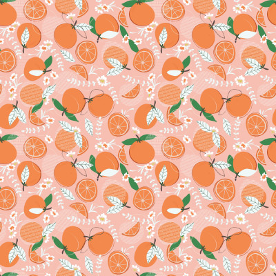 Citrus Summer Oranges Pink