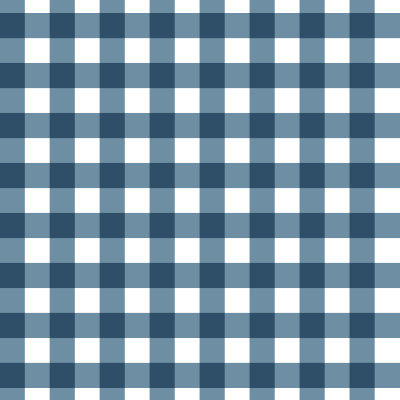 Gingham Pattern - Blue