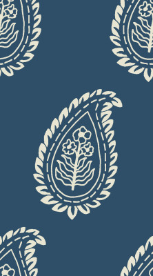Paisley- Blue