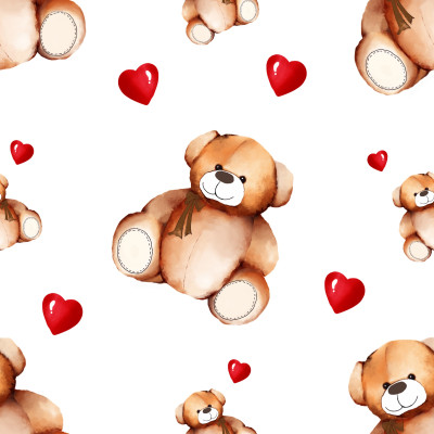 Teddy bear heart