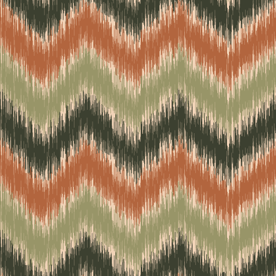 Ikat Pattern- Green