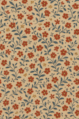Retro Flowers by Lou - #1