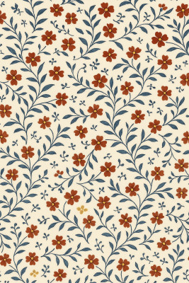 Retro Flowers by Lou - #2