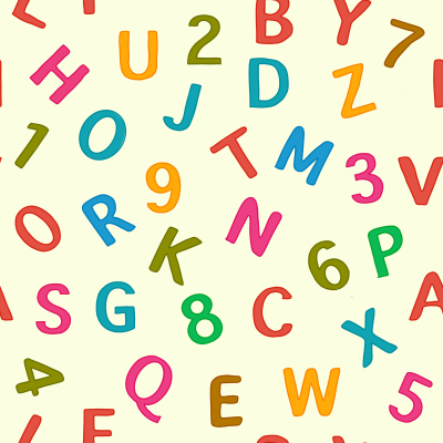 Alphabets- colorful