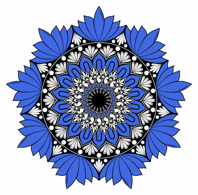Royal Blue Mandala