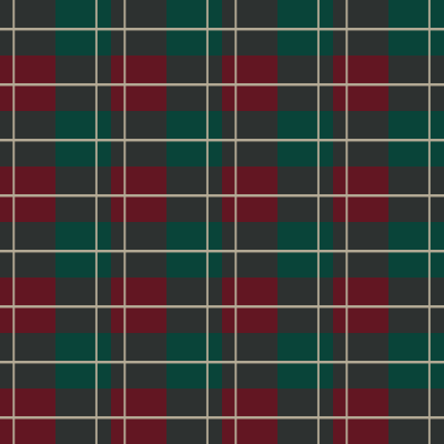 Plaid-Green and Red