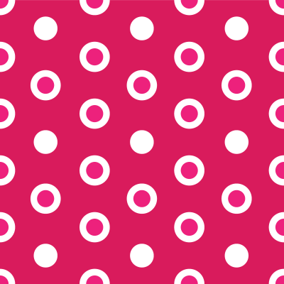 Modern pink polka dots