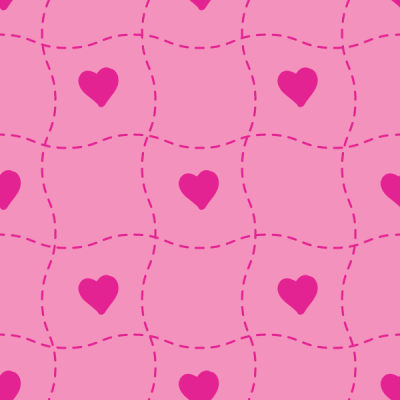 Pink on pink hearts